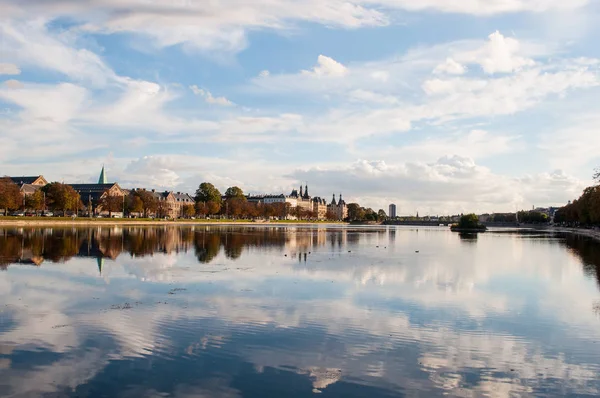 The lakes in Copenhagen Denmark — Stock Photo, Image