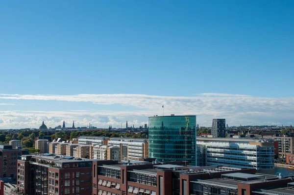 Skyline de Copenhague Dinamarca — Foto de Stock