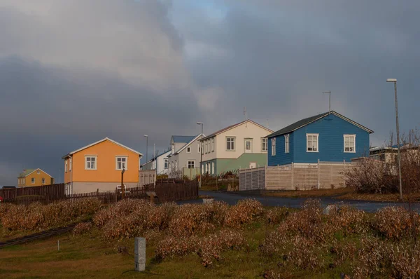 아이슬란드에 Hrisey의 마을 — 스톡 사진
