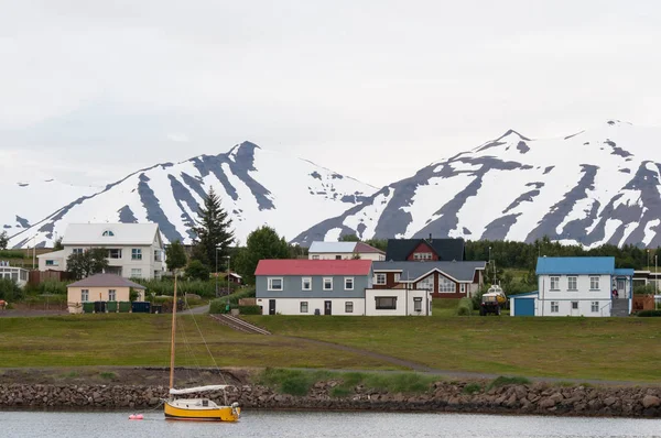 Ville de Hrisey en Islande — Photo