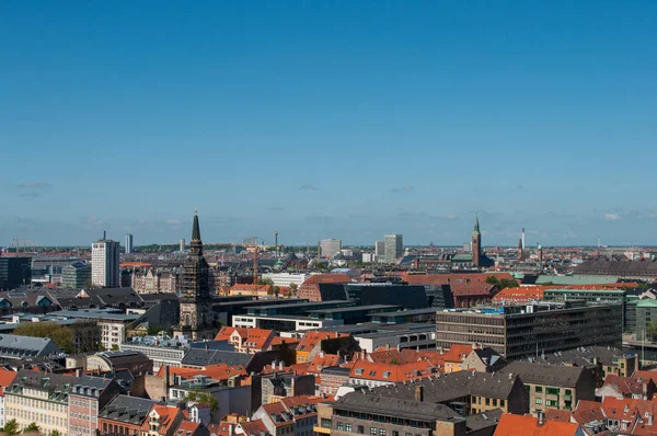 Aerial view of Copenhagen in Denmark — Stock Photo, Image