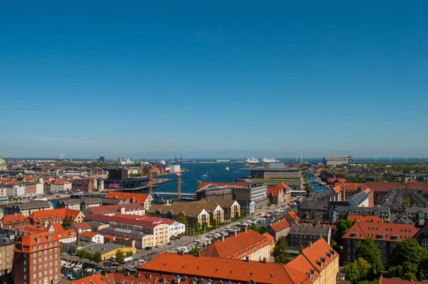 Vista sobre Copenhague na Dinamarca — Fotografia de Stock