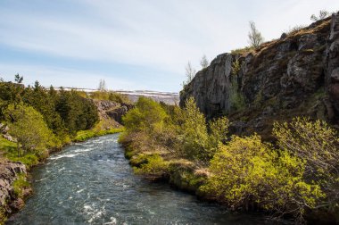 nehir Glera, Akureyri, İzlanda