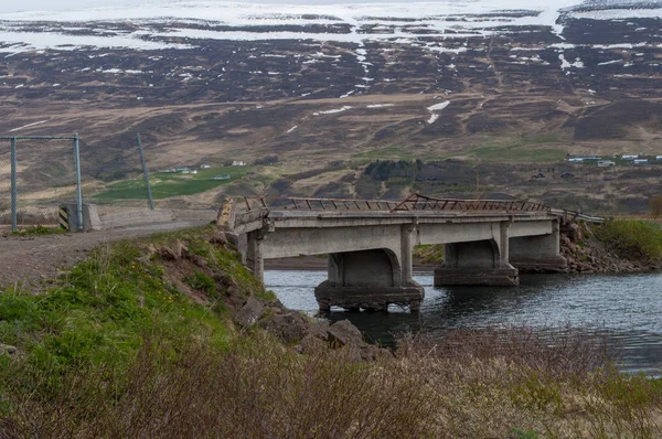 Старый мост в Исландии — стоковое фото