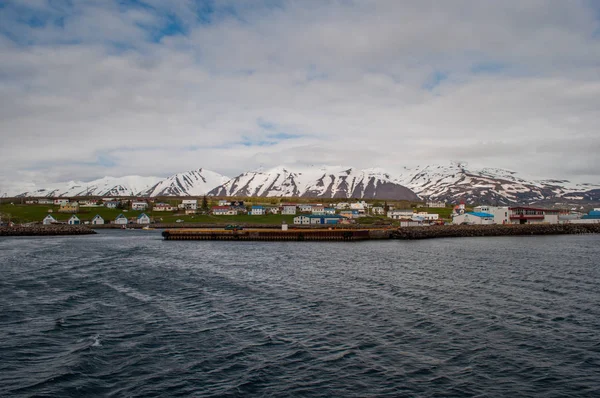 Vesnice Hrisey na Islandu — Stock fotografie