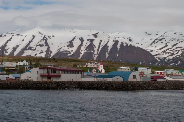 Ville de Hrisey en Islande — Photo