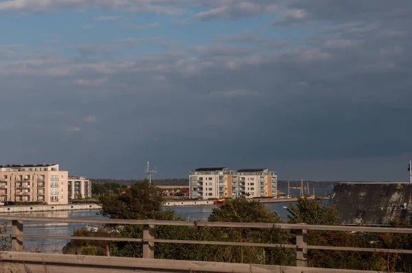 Skyline von Vordingborg in Dänemark — Stockfoto