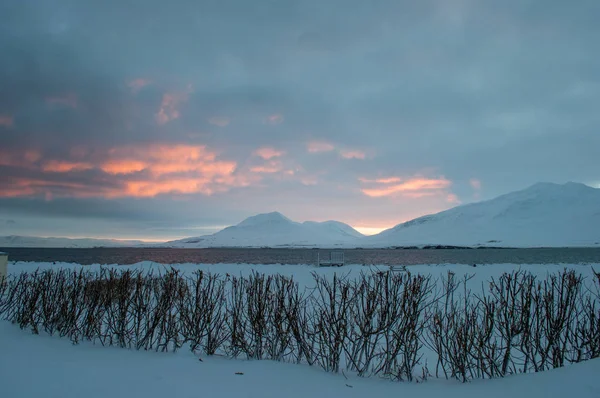 Eyjafjordur 在冰岛的景观 — 图库照片