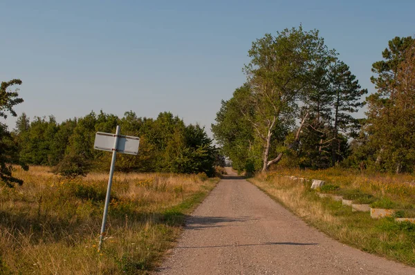 Petite route sur la campagne danoise — Photo