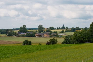 Danimarka kırsal manzara