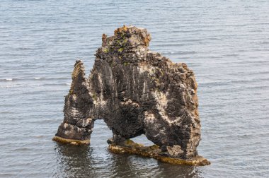 Hvitserkur, North Iceland'deki / daki monolith