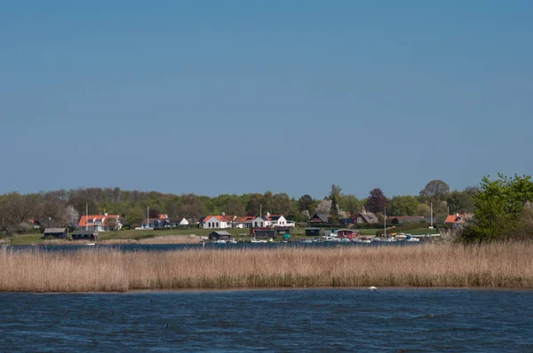 Stad van Praestoe in Denemarken — Stockfoto