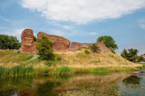 Ruinas de las murallas del castillo de Vordingborg —  Fotos de Stock