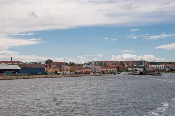 Hafen der Stadt Holbaek in Dänemark — Stockfoto