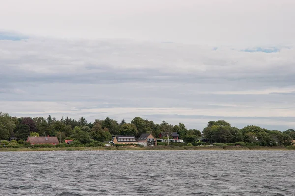 Broende Village, Oroe szigeten, Dánia — Stock Fotó