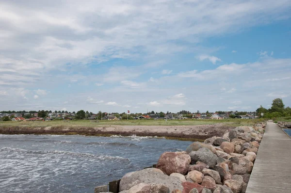 Karrebaeksminde strand, Dánia — Stock Fotó