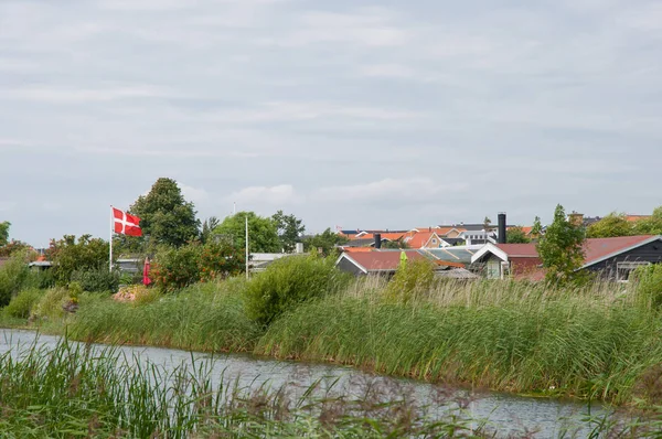 Vakantiehuizen in de Karrebaeksminde in Denemarken — Stockfoto