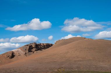 İzlanda'daki Namaskard dağ geçidi