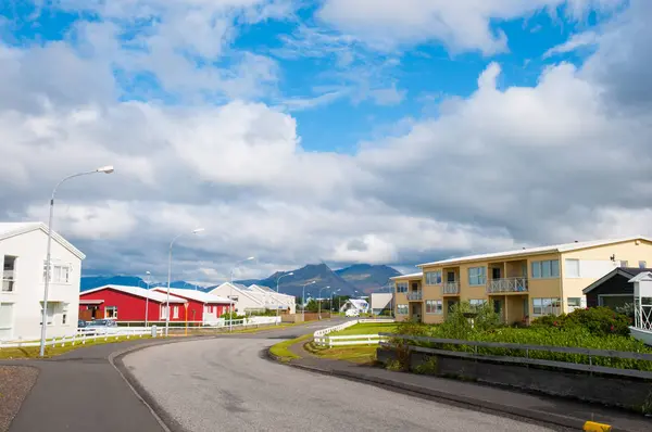 小镇的赫本在冰岛 — 图库照片