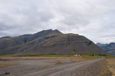 Road East Iceland içinde peyzaj