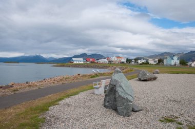 İzlanda'daki Hornafjordur kasaba