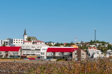 Borgarnes kasaba İzlanda '