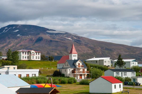 İzlanda'daki Hrisey Köyü — Stok fotoğraf