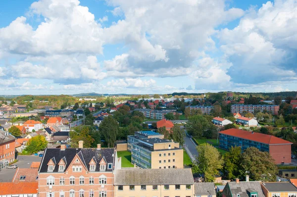 Cidade de Vordingborg na Dinamarca — Fotografia de Stock