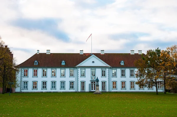 Odense palace en mulen dag — Stockfoto