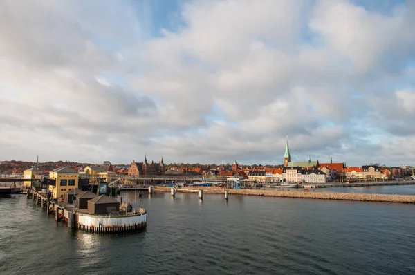 デンマークの Helsingoer の町 — ストック写真