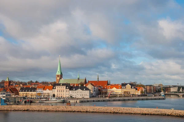 덴마크에서 Helsingoer의 마을 — 스톡 사진