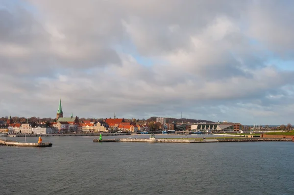 デンマークの Helsingoer の町 — ストック写真