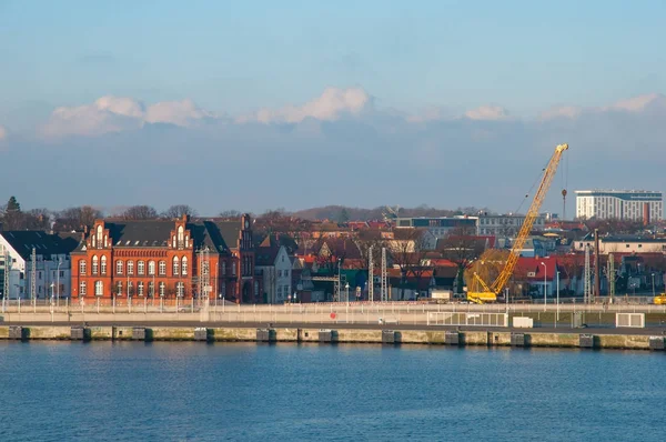 Hafen von rostock in deutschland — Stockfoto