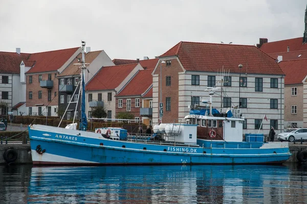 Antares ein altes dänisches Fischerboot — Stockfoto