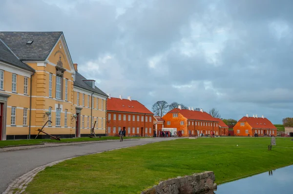 Kronborg bir eski Danimarka askeri temel bir — Stok fotoğraf