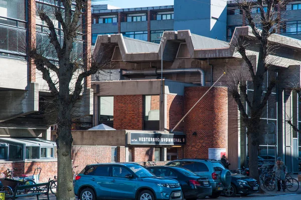 El centro de natación local del distrito de Vesterbro — Foto de Stock