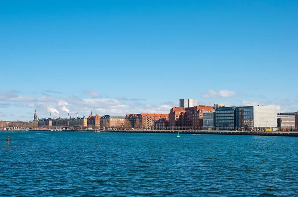 Skyline di Copenaghen in Danimarca — Foto Stock