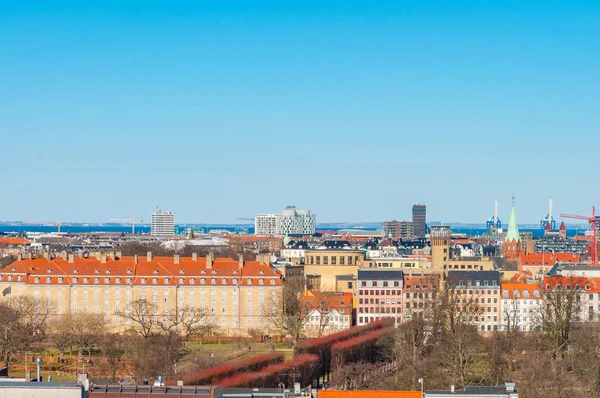 Blick über die Stadt Kopenhagen — Stockfoto