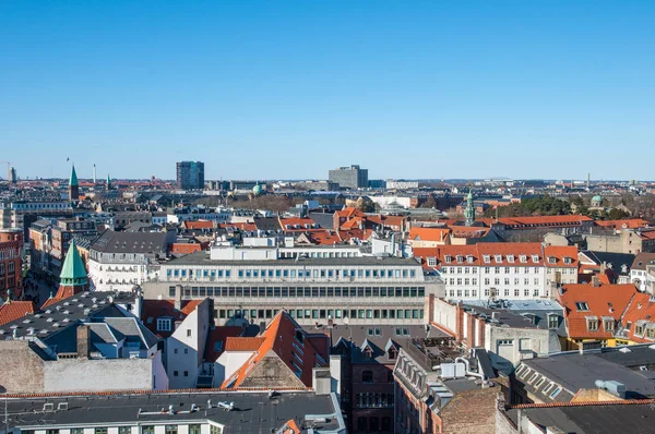 Widok na miasto Kopenhaga Dania — Zdjęcie stockowe
