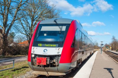 Tüysüz 41 tren Hoeng tren istasyonunda