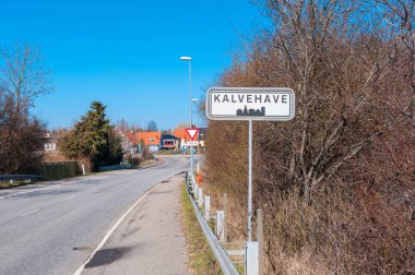 Kasaba Kalvehave Danimarka doğru yol