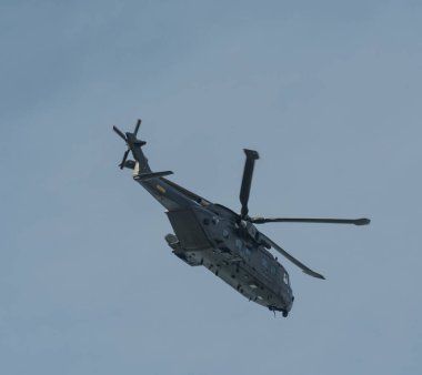 Danimarkalı Hava Kuvvetleri Merlin Eh101 helikopter gökyüzünde
