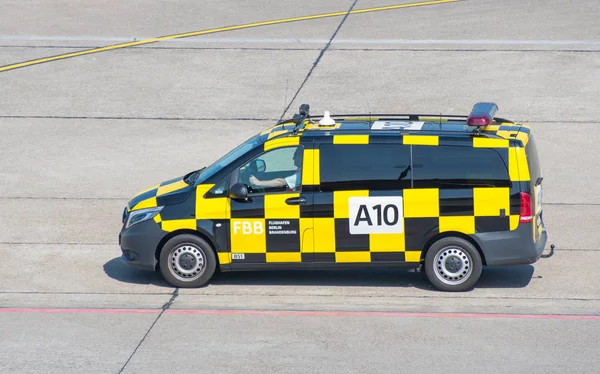 airport service car at Berlin Tegel Airport