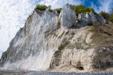 Moens klint tebeşir kayalıklarla Danimarka