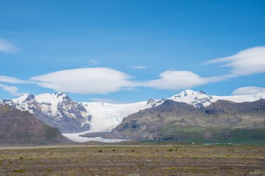 Güney İzlanda 'daki Svinafellsjokull buzulu