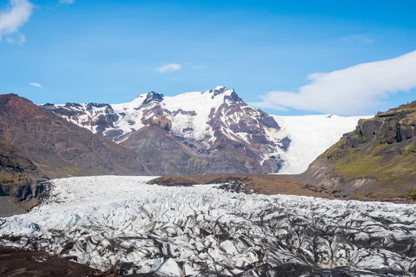 Svinafellsjokull ledovec na jižním Islandu — Stock fotografie