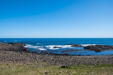 Coastline of east icelandic countryside