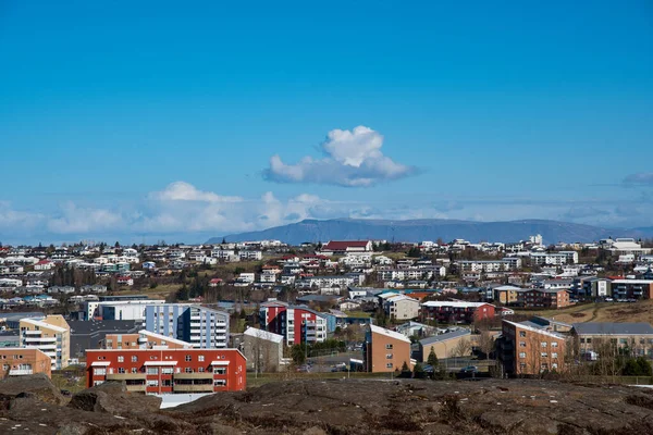 Vista su Kopavogur in Reykjavik Islanda — Foto Stock