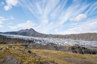 Skalafellsjokull Buzulu İzlanda 'daki Vatnajokull buzulundan bir çıkış buzuludur.