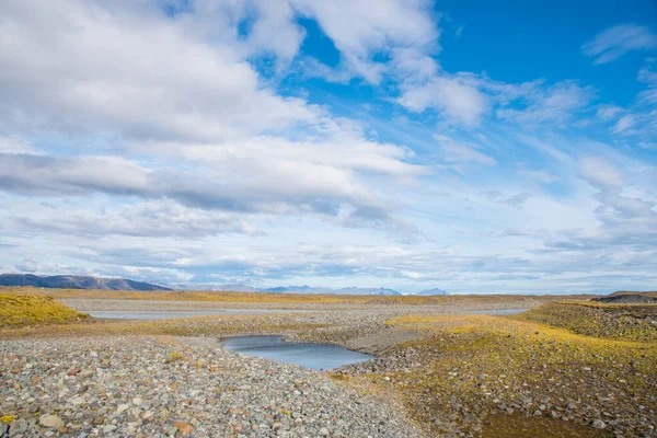 Gletscherbett in Südisland — Stockfoto